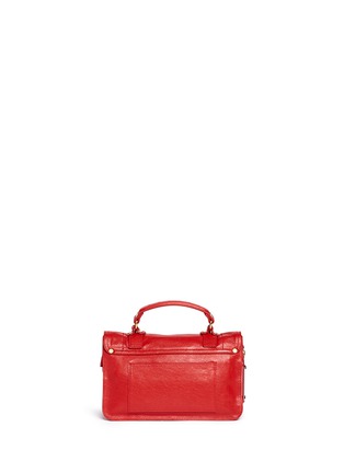 Back View - Click To Enlarge - PROENZA SCHOULER - 'PS1 Pouch Fringe' tiny leather satchel