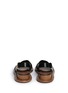 Back View - Click To Enlarge - MARNI - Angular wood frame leather sandals