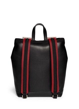 Back View - Click To Enlarge - MARNI - 'Parachute' large leather backpack
