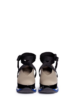 Figure View - Click To Enlarge - MARNI - Sneaker sole ballerina flatform slip-ons
