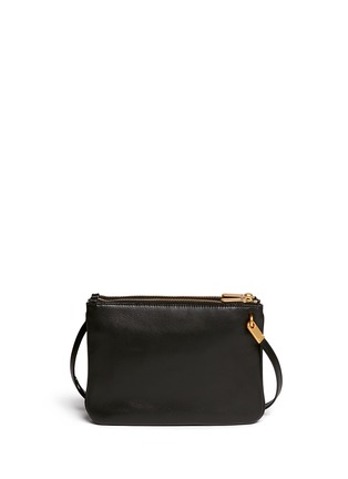 Back View - Click To Enlarge - MARC BY MARC JACOBS - 'Ligero Double Percy' leather crossbody bag