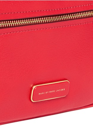 Detail View - Click To Enlarge - MARC BY MARC JACOBS - 'Sally' zip pocket leather crossbody bag