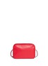 Back View - Click To Enlarge - MARC BY MARC JACOBS - 'Sally' zip pocket leather crossbody bag