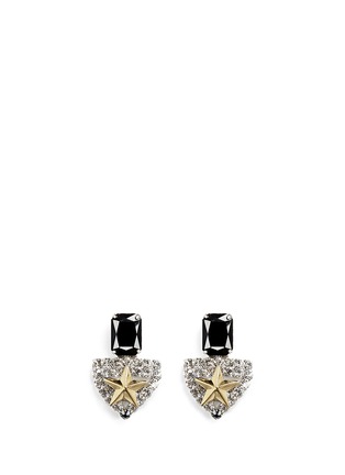 Main View - Click To Enlarge - IOSSELLIANI - Star crystal drop earrings