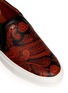 Detail View - Click To Enlarge - GIVENCHY - Paisley print leather skate slip-ons