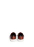 Back View - Click To Enlarge - GIVENCHY - Paisley print leather skate slip-ons