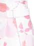 Detail View - Click To Enlarge - VICTORIA BECKHAM - Blossom print raffia pleat skirt