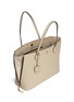 Detail View - Click To Enlarge - TORY BURCH - 'Robinson' side zip pebbled leather tote