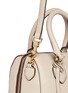 Detail View - Click To Enlarge - TORY BURCH - 'Robinson' mini middy pebbled leather satchel