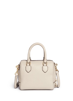 Back View - Click To Enlarge - TORY BURCH - 'Robinson' mini middy pebbled leather satchel
