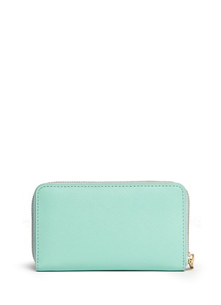 Back View - Click To Enlarge - TORY BURCH - 'Robinson' mini zip continental wallet