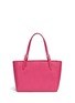 Back View - Click To Enlarge - TORY BURCH - 'York' small buckle saffiano leather tote