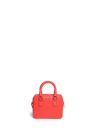 Back View - Click To Enlarge - TORY BURCH - 'Robinson' shrunken saffiano leather satchel