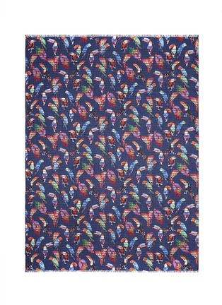 Main View - Click To Enlarge - FRANCO FERRARI - 'Radaman' parrot toucan print modal-cotton scarf