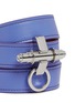Detail View - Click To Enlarge - GIVENCHY - 'Obsedia' triple wrap leather bracelet
