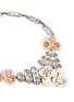 Detail View - Click To Enlarge - LULU FROST - 'Ingrid' crystal flower necklace
