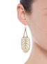 Figure View - Click To Enlarge - LULU FROST - 'Drift' crystal pavé leaf drop earrings