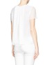 Back View - Click To Enlarge - TORY BURCH - 'Sabrina' graphic guipure lace T-shirt