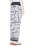 Back View - Click To Enlarge - TORY BURCH - 'Patricia' scenery print silk pants