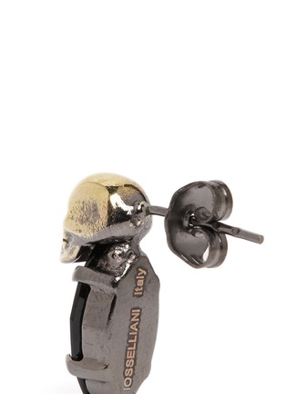 Detail View - Click To Enlarge - IOSSELLIANI - Stone and skull earrings
