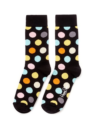 Main View - Click To Enlarge - HAPPY SOCKS - Dot print cotton-blend socks