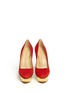 Figure View - Click To Enlarge - CHARLOTTE OLYMPIA - Cindy suede platform pumps