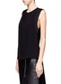 Front View - Click To Enlarge - SANDRO - Contrast sleeveless top