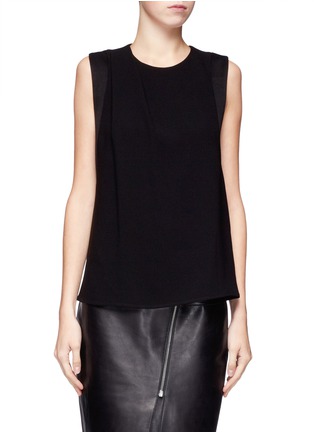 Main View - Click To Enlarge - SANDRO - Contrast sleeveless top