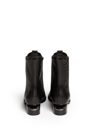 Back View - Click To Enlarge - ALEXANDER WANG - Anouck cutout heel ankle boots