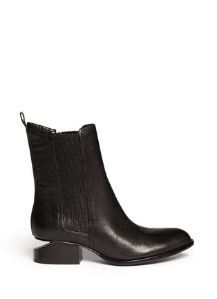 Main View - Click To Enlarge - ALEXANDER WANG - Anouck cutout heel ankle boots