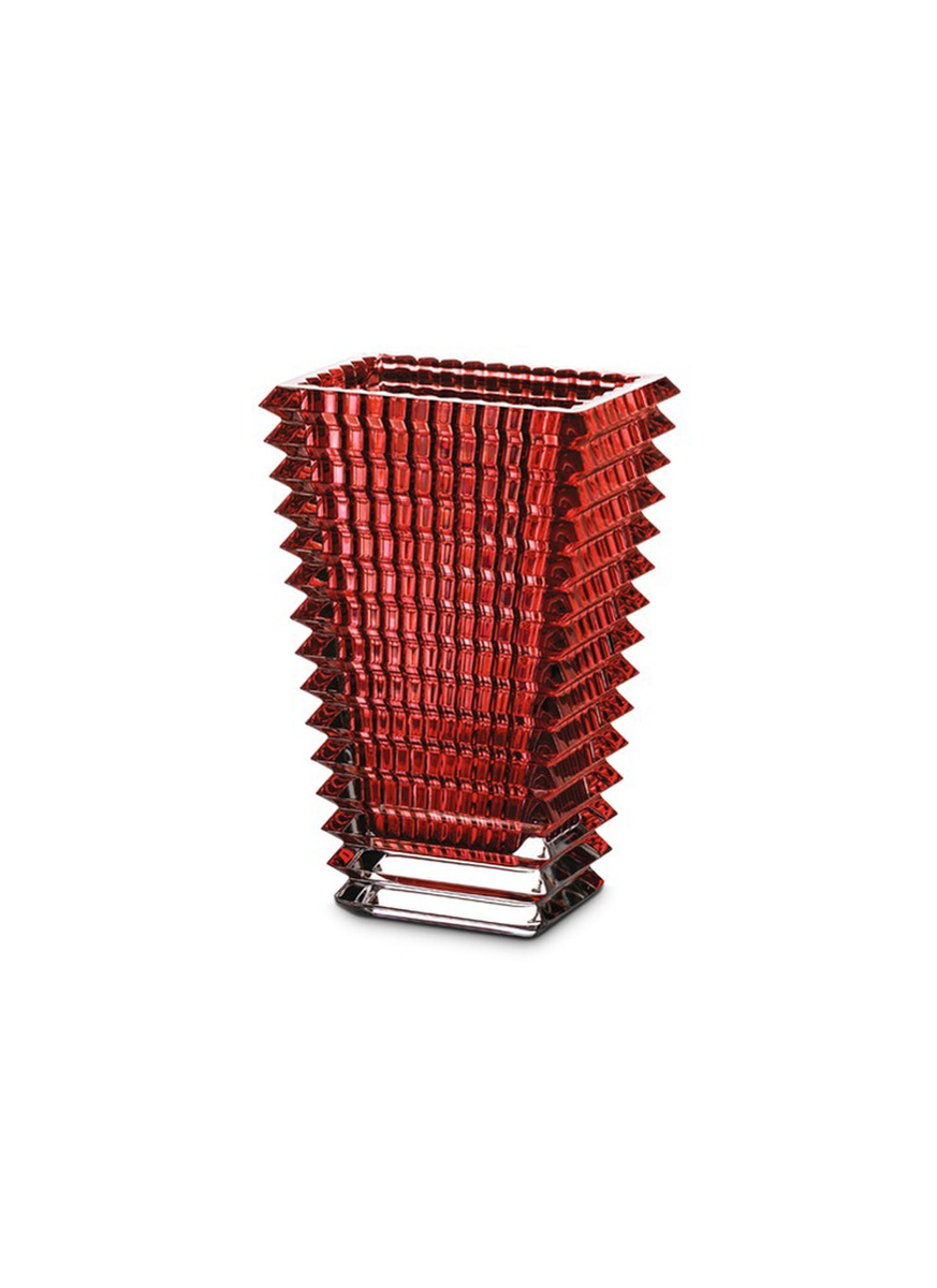 BACCARAT | Eye small rectangular vase | RED | Lane Crawford