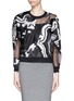Main View - Click To Enlarge - 3.1 PHILLIP LIM - Geode embroidery sheer sweatshirt