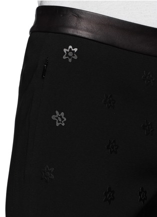 Detail View - Click To Enlarge - RAG & BONE - 'Dixie' floral appliqué pants