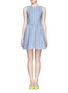 Main View - Click To Enlarge - ALICE & OLIVIA - Lillyanne metallic floral jacquard pouf dress