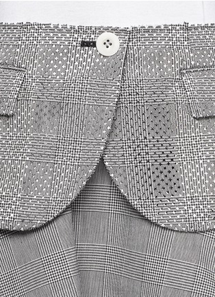 Detail View - Click To Enlarge - SACAI - Plaid flare skirt