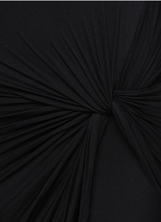 Detail View - Click To Enlarge - HELMUT LANG - Twist front jersey dress