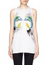 Main View - Click To Enlarge - 3.1 PHILLIP LIM - Embellished neckline printed tank top