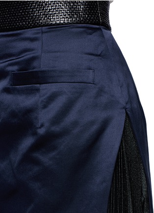 Detail View - Click To Enlarge - TOGA ARCHIVES - Glitter pleat satin skirt