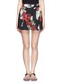 Main View - Click To Enlarge - ALICE & OLIVIA - Floral print pleat shorts