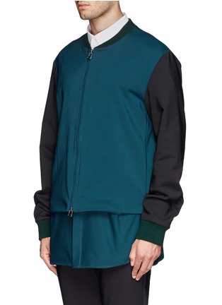 Front View - Click To Enlarge - 3.1 PHILLIP LIM - Shirt tail bomber jacket