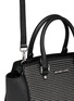 Detail View - Click To Enlarge - MICHAEL KORS - 'Micro Stud Selma' medium saffiano leather messenger bag