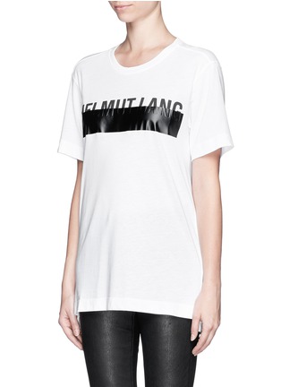 Front View - Click To Enlarge - HELMUT LANG - Logo T-shirt