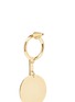 Detail View - Click To Enlarge - EDDIE BORGO - 'Mismatched Token' 12k gold plated earrings