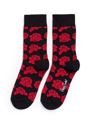Main View - Click To Enlarge - HAPPY SOCKS - Rose socks
