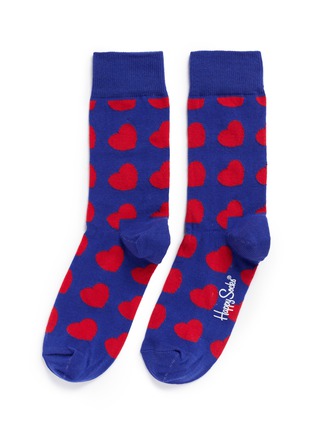 Main View - Click To Enlarge - HAPPY SOCKS - Diagonal heart socks