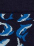 Detail View - Click To Enlarge - HAPPY SOCKS - Shark and polka dot stripe toddler socks 2-pair pack
