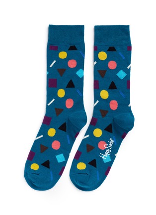 Main View - Click To Enlarge - HAPPY SOCKS - 'Play' geometric socks