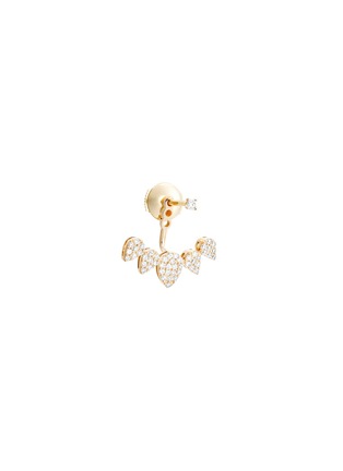 Main View - Click To Enlarge - OFÉE - Dis-moi oui' diamond 18k yellow gold drop single earring