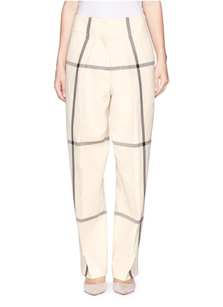 Main View - Click To Enlarge - 3.1 PHILLIP LIM - Windowpane check wide leg pants