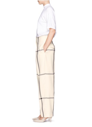 Figure View - Click To Enlarge - 3.1 PHILLIP LIM - Windowpane check wide leg pants